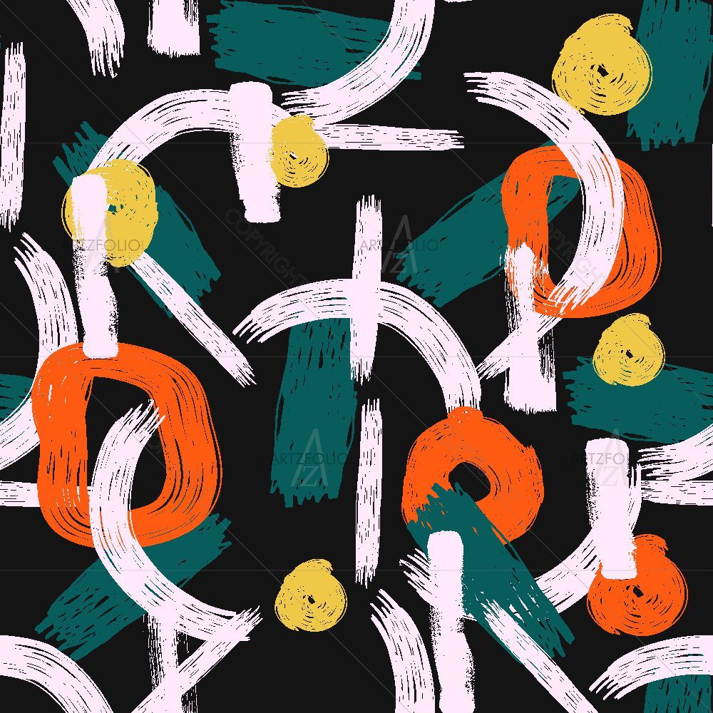 Abstract Chaotic Geometry D2 — Abstract custom art by ArtzFolio