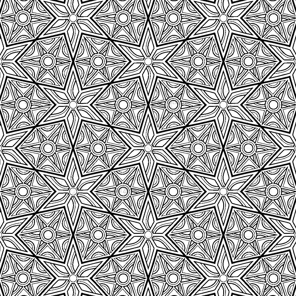 Monochrome Doodle D3 — Abstract custom art by ArtzFolio