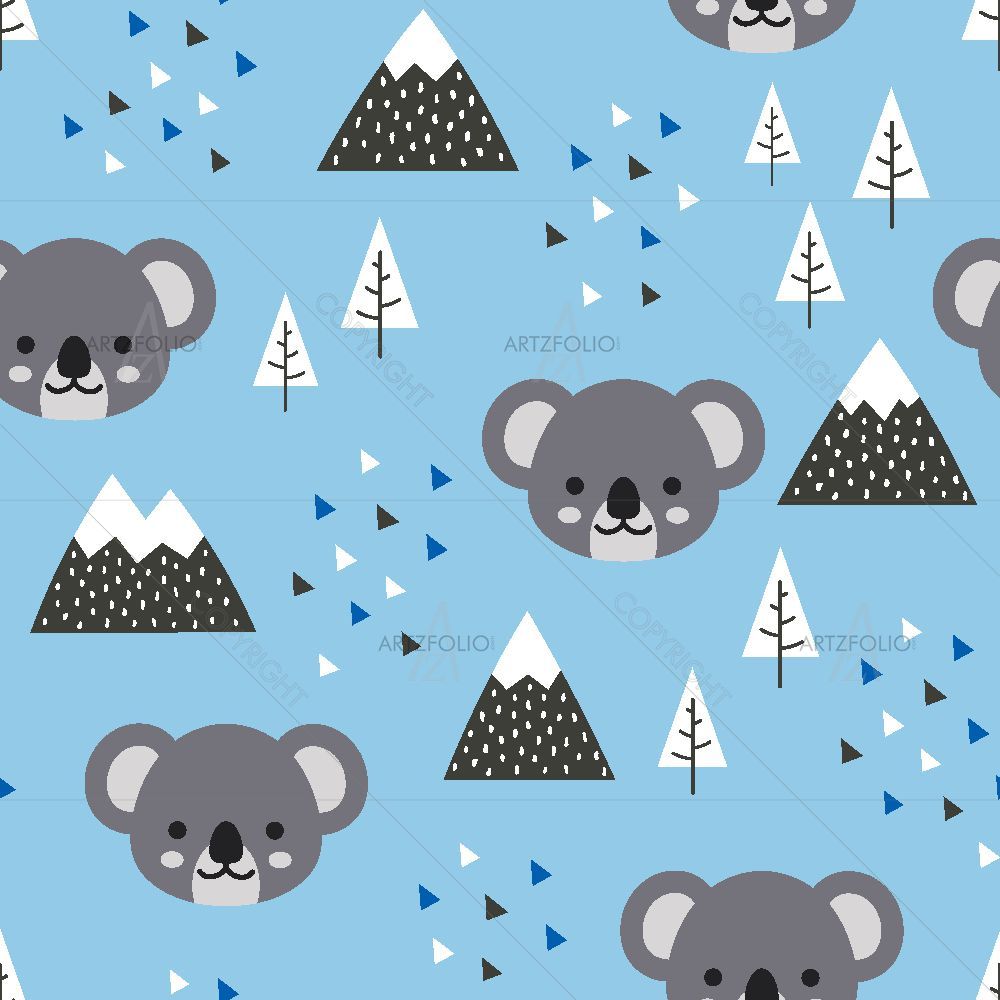 Scandinavian Koala Animal — Devotional custom art by ArtzFolio