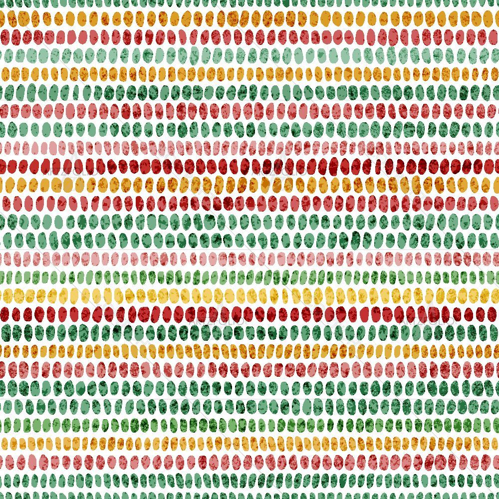 Polka Dots on Stripes — custom-size art design 5017222