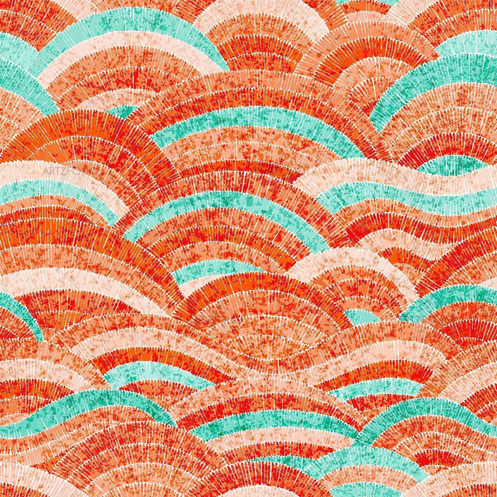 Bohemian Embroidered Art — custom-size art design 5017224
