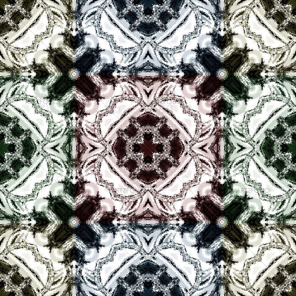 Colorful Textile Pattern — custom-size art design 5017232