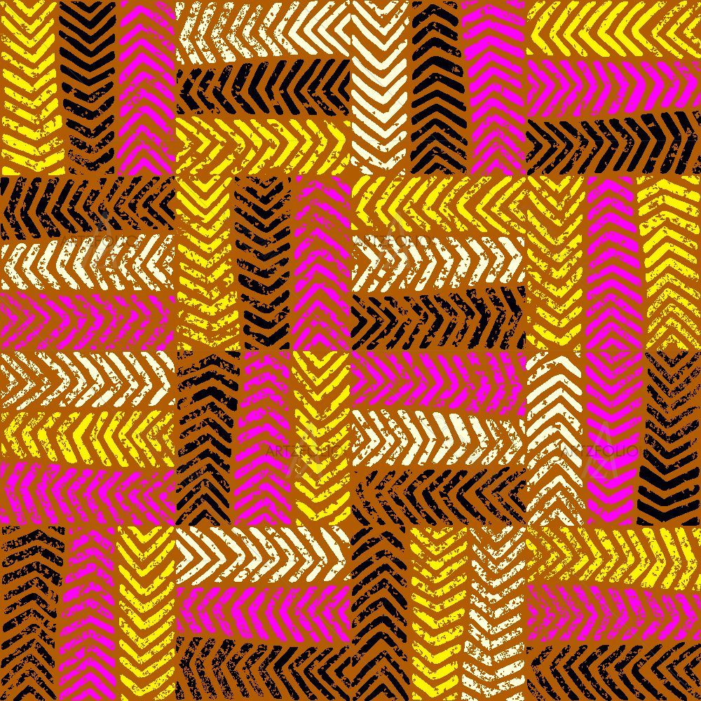 Vintage Geometric Abstract — Abstract custom art by ArtzFolio