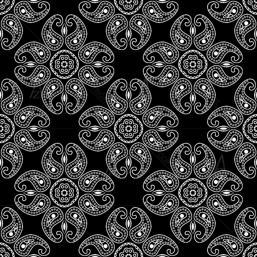Indian White Geometric Style — Abstract custom art by ArtzFolio