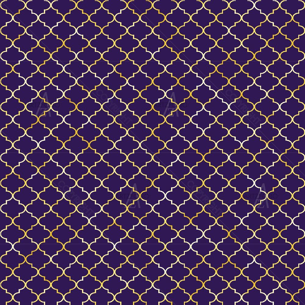 Quatrefoil Art Pattern — Abstract custom art by ArtzFolio