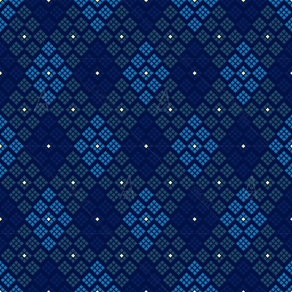 Diamonds Motif Pattern — Devotional custom art by ArtzFolio