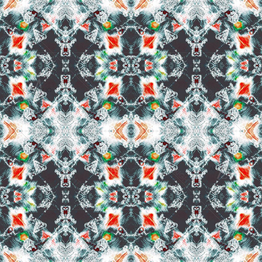 Watercolor Tribal Embroidery — custom-size art design 5017277